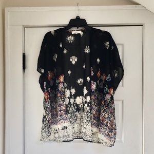 Sheer Floral Cardigan